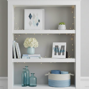 Plaque Photo Monogramme Personnalisé