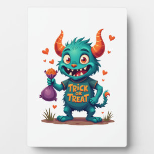 Plaque Photo Monstre de bonbons Trick or Treat � T-Shirt Hallow