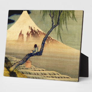 Plaque Photo Mont Fuji Japonais Vintage