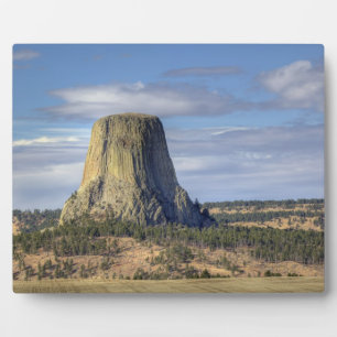 Plaque Photo Monument national de Devils Tower