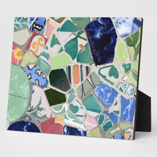 Plaque Photo Mosaïques du parc Guell (Côté)