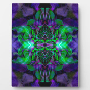 Plaque Photo Motif de fleurs Kaleidoscope
