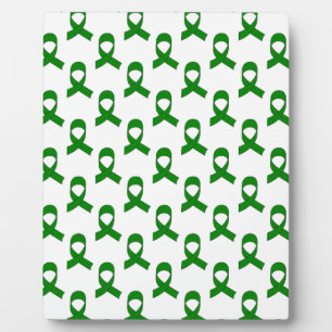 Plaque Photo Motif de ruban vert