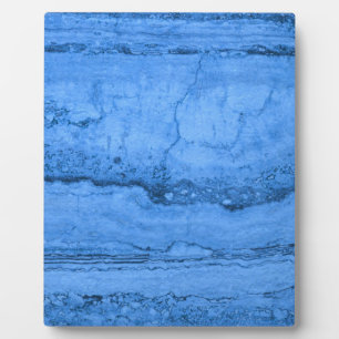 Plaque Photo Motif en granit bleu, marbre bleu, pierre bleue