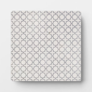 Plaque Photo Motif géométrique beige islamique