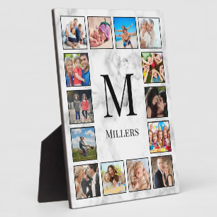 Plaque Photo Motif Marbre blanc en pierre