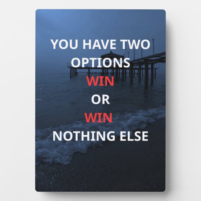 PLAQUE PHOTO MOTIVATION (Devant)