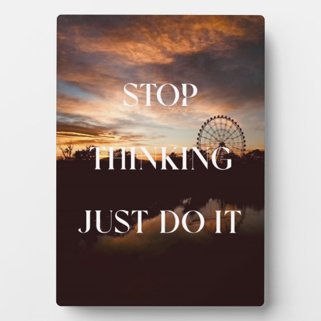 PLAQUE PHOTO MOTIVATION (Devant)