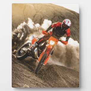Plaque Photo Motocross Rider