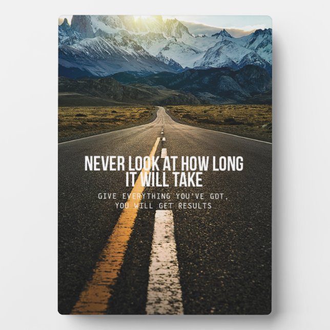 Plaque Photo Mots Motivationnels - Résultats (Devant)