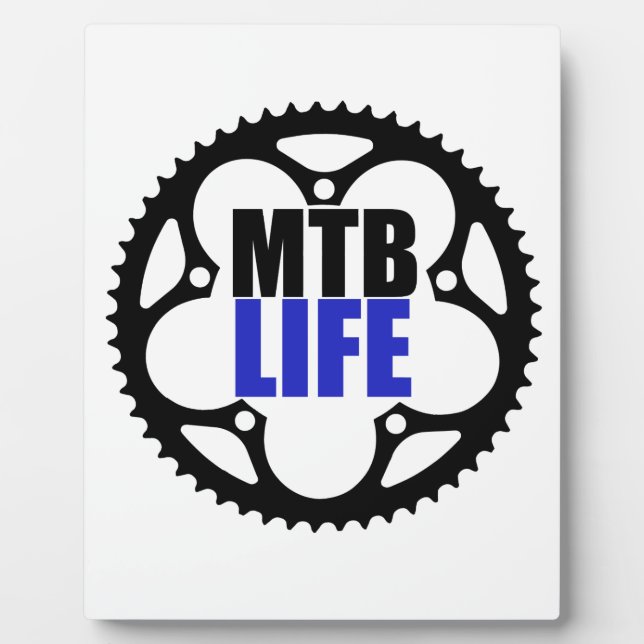 Plaque Photo Mountain Bike Life (Devant)