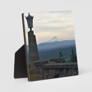 Plaque Photo Mt Hood de Rocky Butte, Portland, Oregon