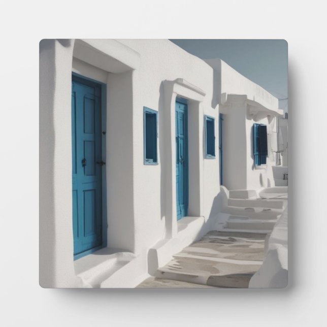 Plaque Photo Mykonos Grèce Travel (Devant)