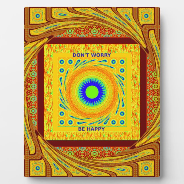 Plaque Photo Mystic African Eye Wall Art : A Cyan Regard (Devant)