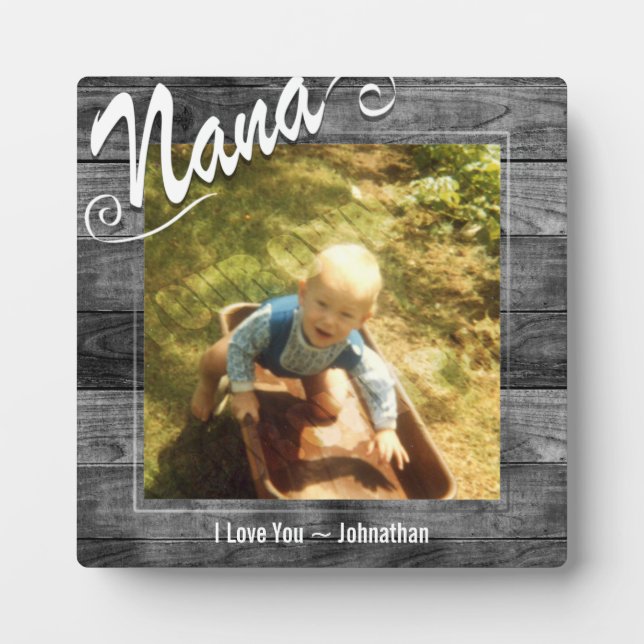Plaque Photo Nana I love You Photo (Devant)