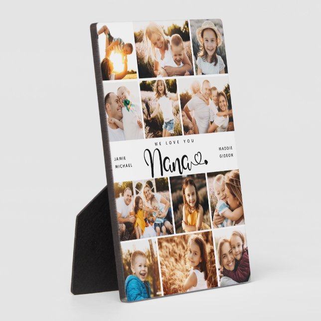 Plaque Photo Nana We Lots Hearts do-it-yourself Modern Photo Co (Côté)