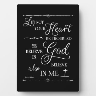 Plaque Photo Ne Pas Troubler Votre Coeur