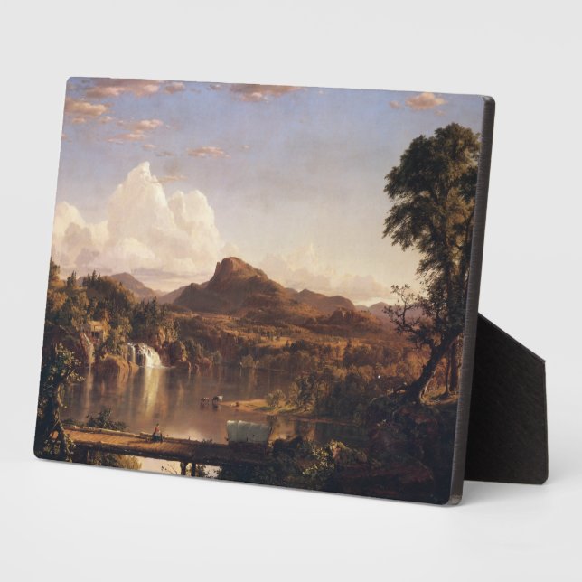 Plaque Photo New England Scenery Frederic Edwin Church (Côté)