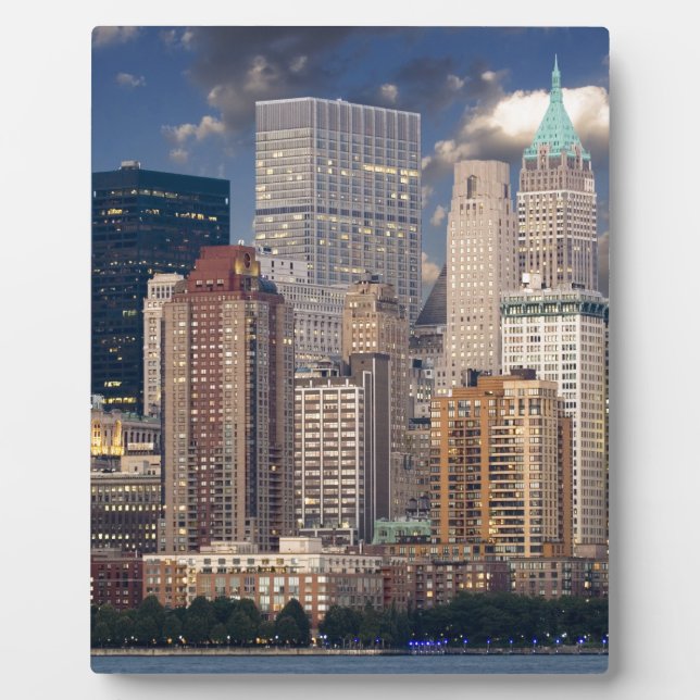 Plaque Photo New York City Manhattan (Devant)