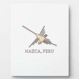 Plaque Photo Newsprint de Nazca Hummingbird