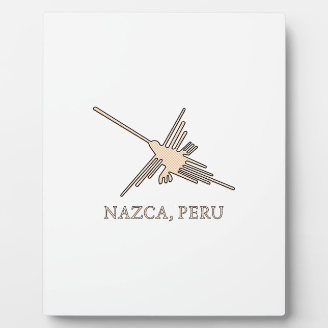 Plaque Photo Newsprint de Nazca Hummingbird (Devant)