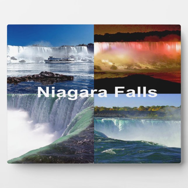 Plaque Photo Niagara Falls New York (Devant)