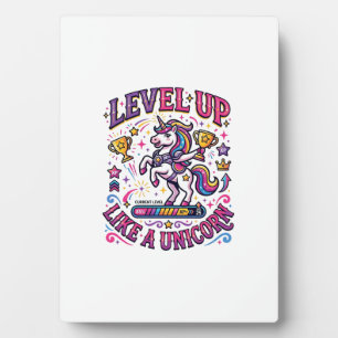 Plaque Photo Niveau de Licorne Augmente Comme une Licorne Comme