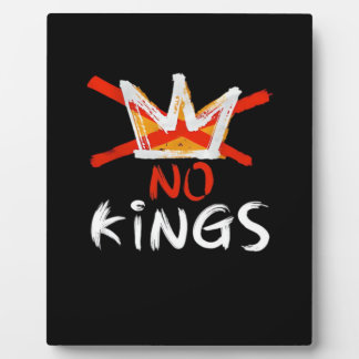 Plaque Photo No King Funny Quote Retro Creative Style