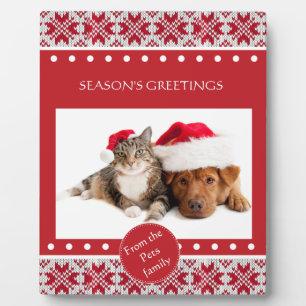 Plaque Photo Noël confit