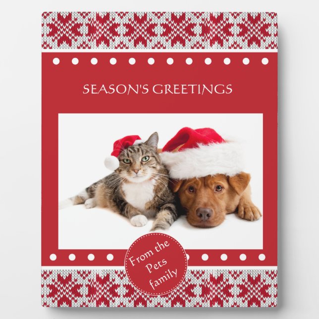 Plaque Photo Noël confit (Devant)