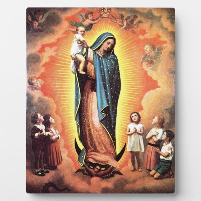 Plaque Photo Notre-Dame De Guadalupe Protectrice De L'Inné (Devant)