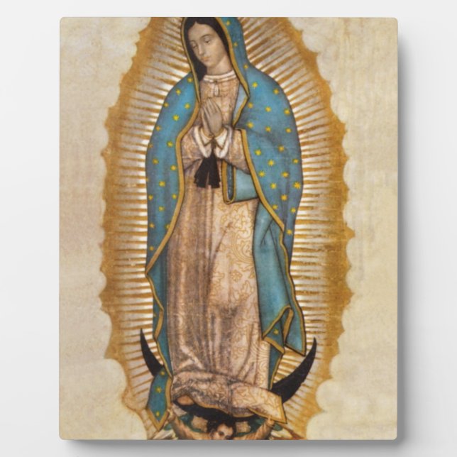Plaque Photo Notre Dame de la Guadalupe (Devant)