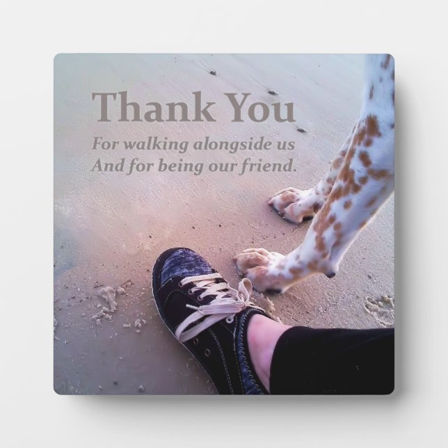 Plaque Photo Nous Merci (Devant)