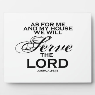 Plaque Photo Nous Serons Le Seigneur