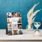 Nous vous aimons DAD Modern Grey Elegant Fête des 