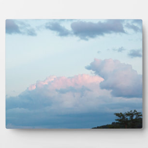 Plaque Photo Nuages du soir
