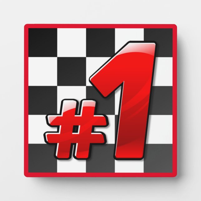 PLAQUE PHOTO NUMÉRO UN (Devant)