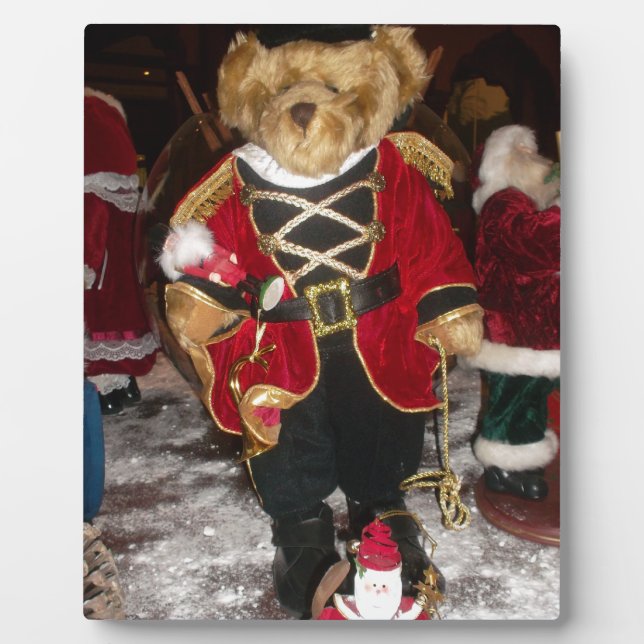 Plaque Photo Nutcracker Teddy Bear Collection de Noël (Devant)