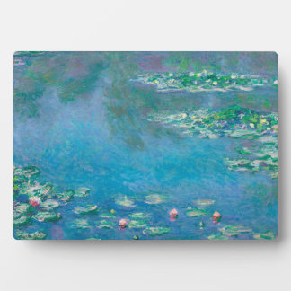 Plaque Photo Nymphéas par Claude Monet Peinture d'art fin