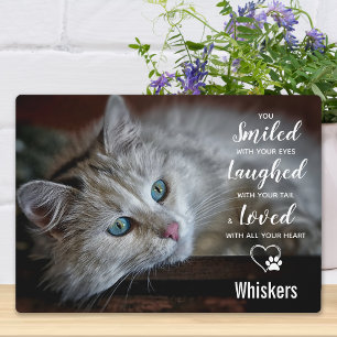 Plaque Photo Objet-souvenir de sympathie pour perte d'animal fa