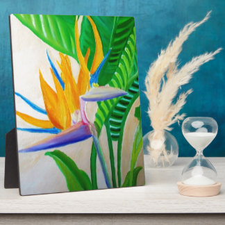 Plaque Photo Oiseau du Paradis Design