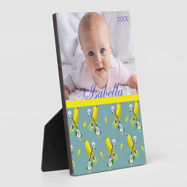 Plaque Photo Oiseaux (Côté)