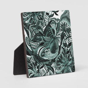 Plaque Photo Oiseaux Mignons En Art Vintage Forestier