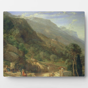 Plaque Photo Olive Groves à Varenna, Lac de Côme, Italie, 1861