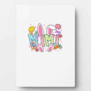 Plaque Photo Oreilles de lapin Mimi de Pâques Nœud Coquette Lap