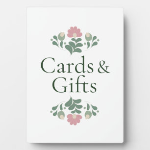 Plaque Photo Panneau de mariage Cartes & Cadeaux Floraux