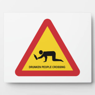 PLAQUE PHOTO PANNEAU DE SIGNALISATION DE TRAVERSÉE DE PERSONNES