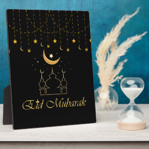 Plaque Photo Panneau de table de décoration d'Eid Mubarak