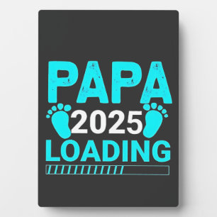 Plaque Photo Papa 2025 Chargement de la parentalité Papa To Be
