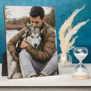 Plaque Photo Papa Chien Et Photo De Compagnie De Compagnie